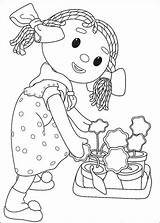Coloring Andy Pandy Pages Looby Loo Keeping Flower Part Categories Handcraftguide Choose Board Cool Types Craft sketch template