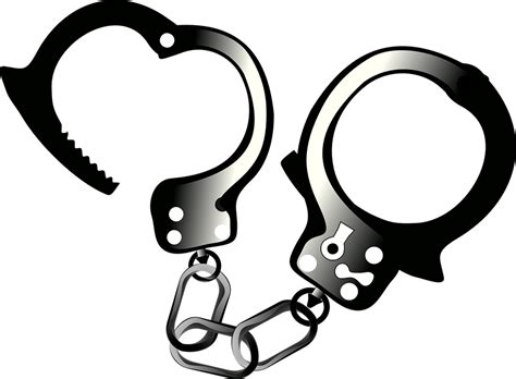download handcuffs cuffs arrest royalty free vector graphic pixabay