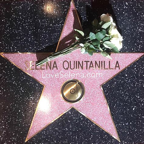 selena quintanilla hollywood walk of fame star