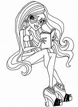 Doll Ghoulia Colorear sketch template