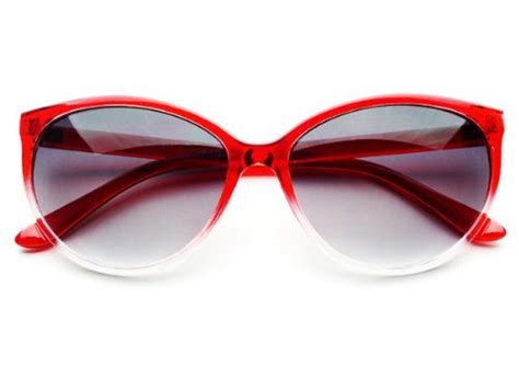large cat eye sunglasses retro fashion design red cat eye