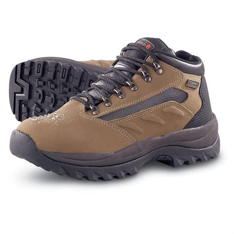 mens coleman waterproof hikers brown black  hiking boots