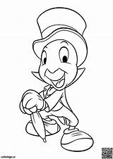 Pinocchio Grillo Colorat Pinocho Planse Paraguas Colorings Vizite Voturi Consent Presionar Recordar sketch template