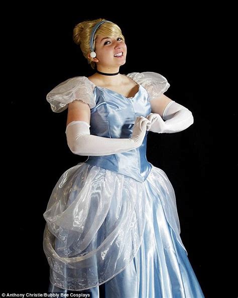 woman creates cinderella costume that transforms from pauper to