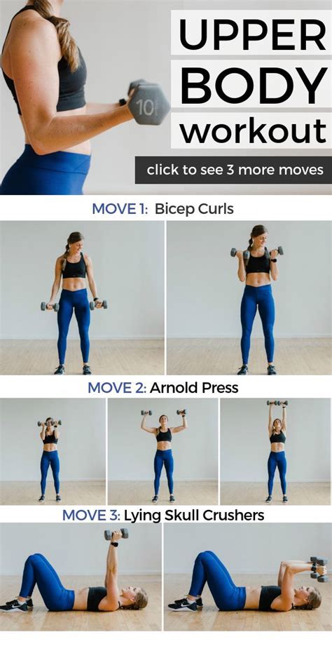 this 20 minute upper body workout for women sculpts and strengthens the