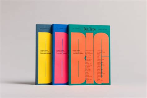 big type counter prints  book explores graphic design  type