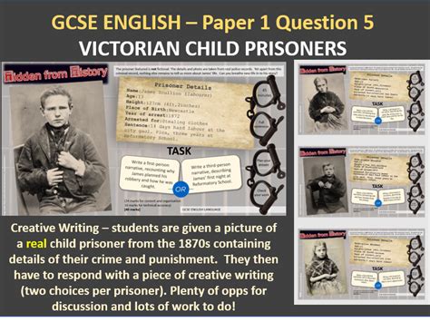 gcse english creative writing hidden  history victorian child