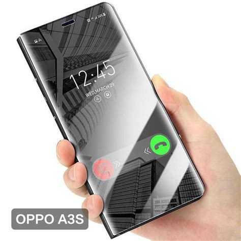 Jual Casing Oppo A3s F9 A7 A5s A12 A11k K3 Flip Mirror Standing Wallet