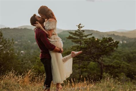 romantic forest engagement shoot popsugar love and sex