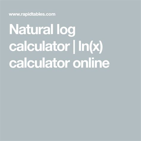 natural log calculator lnx calculator  scientific notation calculator nature