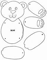 Puppet Puppets Teddy Worksheets Moveable Movable sketch template