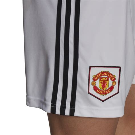 adidas manchester united home shorts   adults sportsdirect