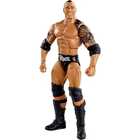 wwe wrestling elite collection series   rock  action figure
