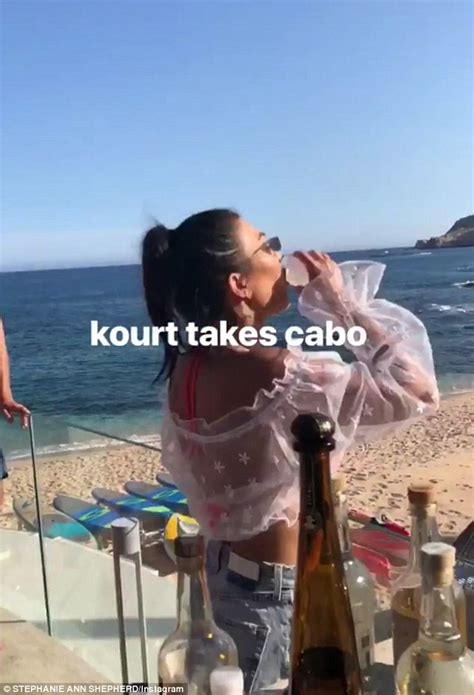 kourtney kardashian flaunts her fit figure in thong bikinis on holiday