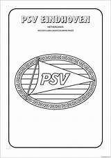 Psv Pages Eindhoven Logos Logo Coloring Soccer Clubs Cool Ham West Fc Color Paris Colouring Team Eredivisie Choose Board Template sketch template