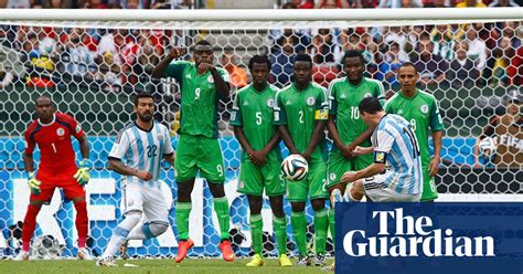 nigeria 2 3 argentina world cup group f match report football the