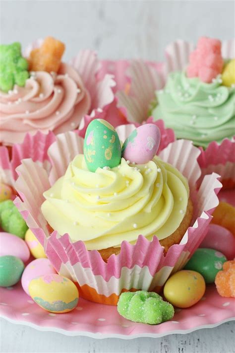 These Easy Easter Cupcakes Include A Perfect Vanilla Cupcake Recipe