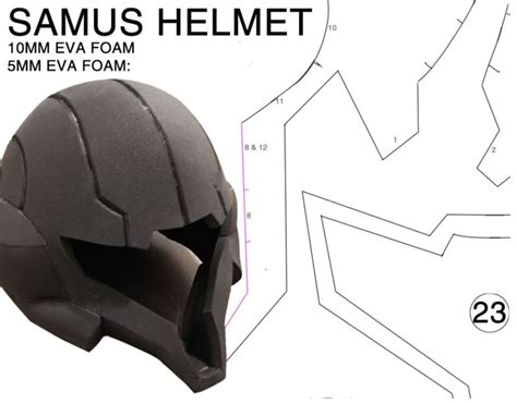 cosplay helmet template