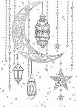 Ramadan Coloring Pages Kids Print Eid Device sketch template
