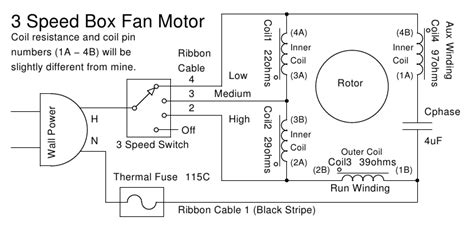 speed fan motor wiring diagram  house fan motor replacement doityourselfcom