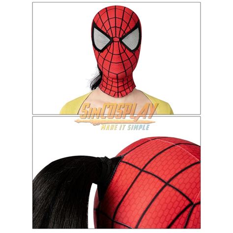 spider man girl cosplay costume tobey maguire edition spider man female