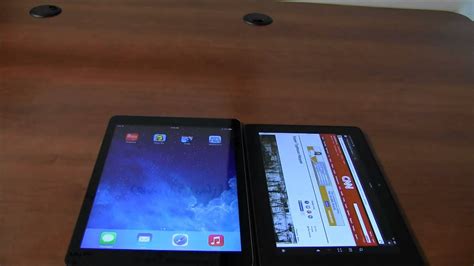 Kindle Fire Hdx 8 9 Vs Ipad Air Size Comparison Youtube