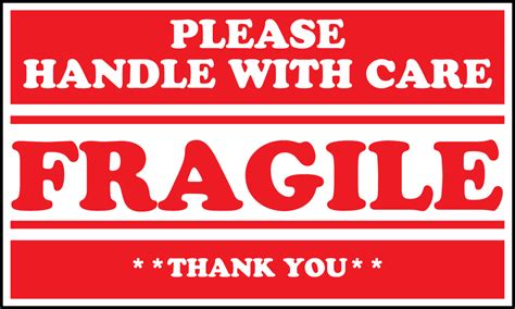 fragile  handle  care    shipping labels scl