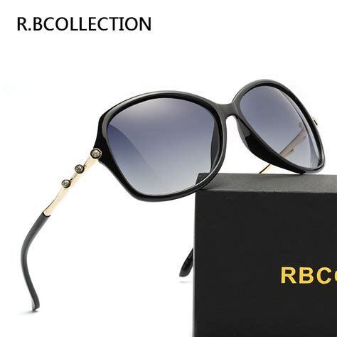 R Bcollection Gradient Polarized Sunglasses Women Brand Plastic