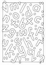 Letters Kleurplaat Printen Kleurplaten Afbeelding Grote sketch template