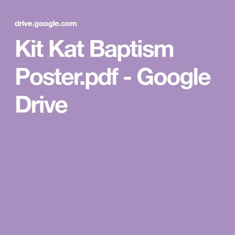 kit kat baptism posterpdf google drive kit kat baptism kat