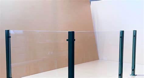 acrylic sneeze guard for desk counter tops — delta glass nj
