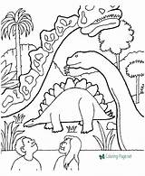 Coloring Pages Dinosaurs Dinosaur Print sketch template