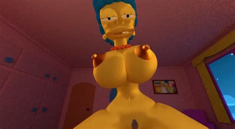 The Simpsons Marge Pushes Her Tits Together Sex Vr