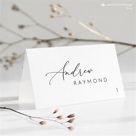 amscan templates place cards