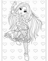 Coloring Moxie Pages Girlz Coloriage Color Girls Printable Print Book Girl Index Doll Anime Choose Til Tegninger Board Websincloud Aktiviteter sketch template