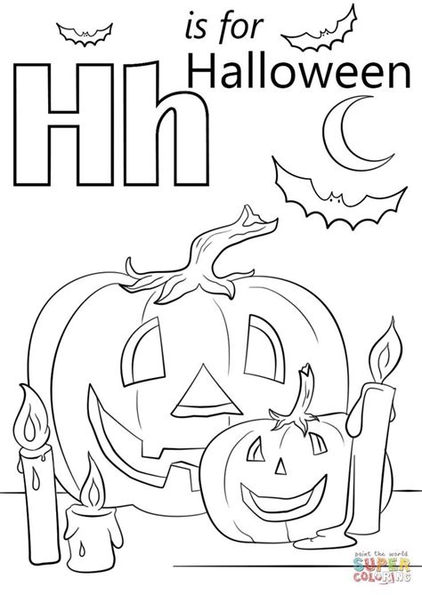 halloween alphabet coloring pages halloween preschool halloween
