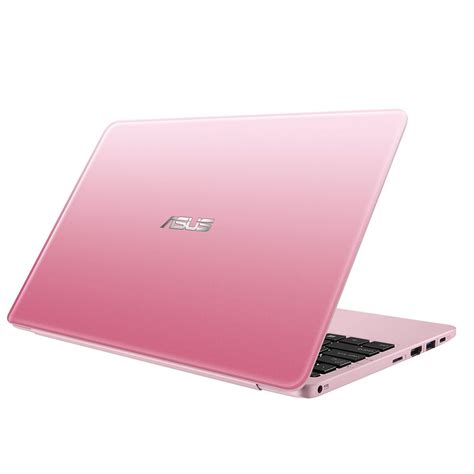 asus vivobook ena  pink laptop intel dual core