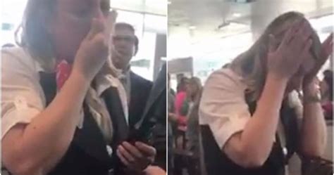 angry passenger reduces ryanair flight attendant to tears with shocking