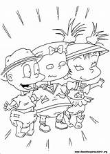 Rugrats Colorear Desenho Coloriez Coloriages Anjinhos Choisis Desenhosparacolorir sketch template