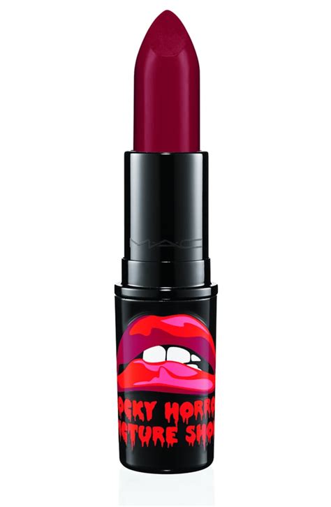 sin lipstick  mac  rocky horror picture show makeup collection popsugar beauty photo