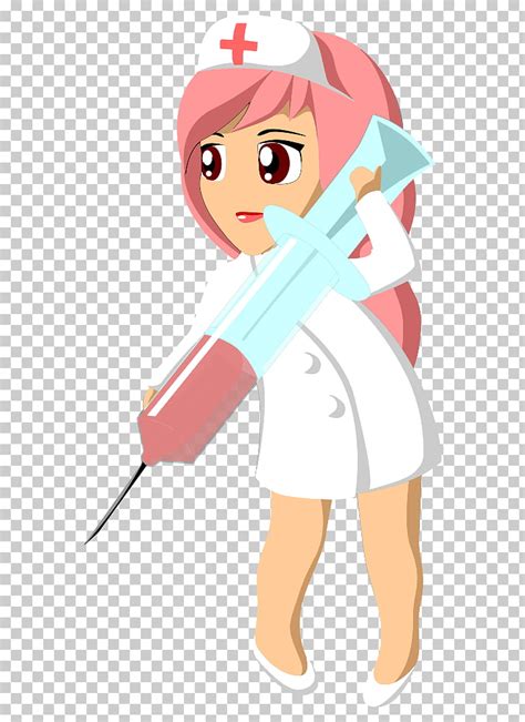 Syringe Anime Girl Nurse