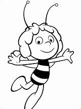 Maja Pszczółka Coloring Bee Pages sketch template