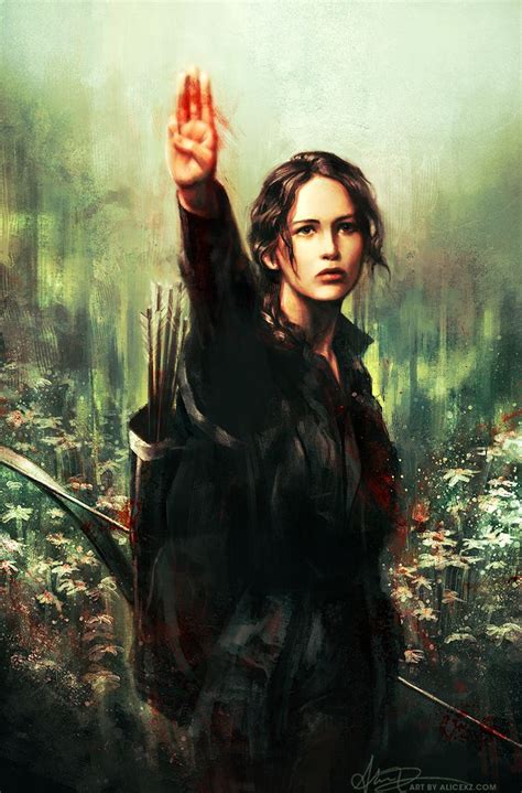 Salute La Ragazza Di Fuoco Katniss Everdeen Hunger Games