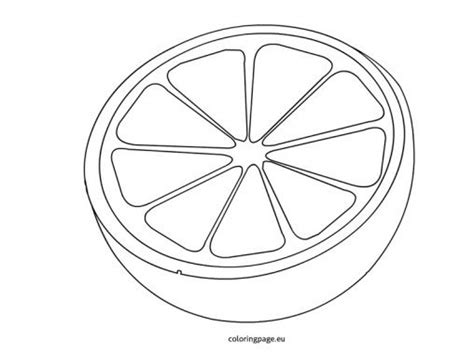 fruit coloring page