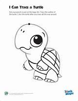 Turtle Coloring Tracing Trace Touch Magic Pages Activities Preschool Leapfrog Crafts Kindergarten Learning Kids Pond Color Printable Worksheets sketch template