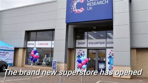 Stevenage Cancer Research Uk Superstore Opens Youtube