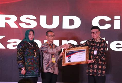 lewat rsud cileungsi pemerintah kabupaten bogor kembali diganjar
