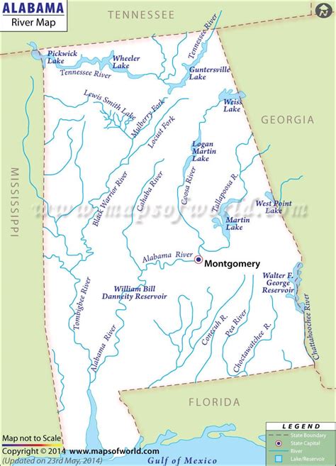 tombigbee river map