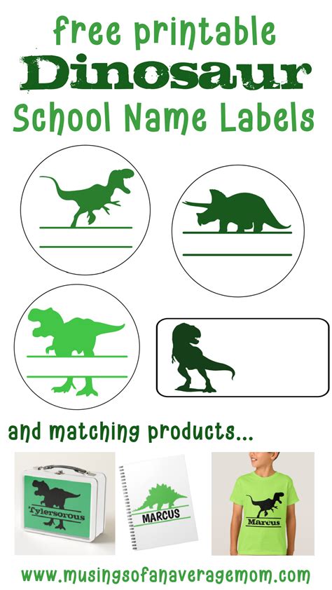 musings   average mom  dinosaur school  labels