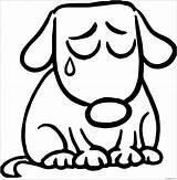 Sad Coloring Inside Pages Sadness Puppy Drawing Color Online Clipartmag Printable sketch template